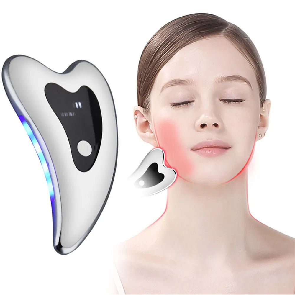 Skin Scraping Electric Face Massager – Lift, Sculpt & Glow at Home - The Electronics Place
