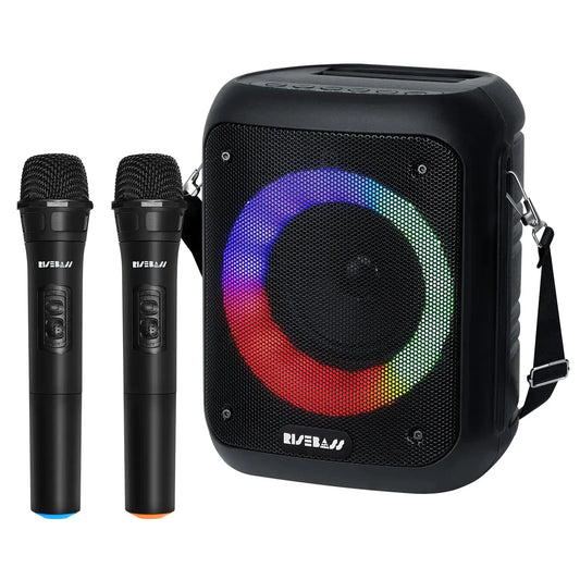 Wireless Karaoke Speaker | Wireless Mic & LED Sound - The Electronics Place
