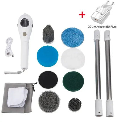 Electric Spin Scrubber – Cordless Power Brush for Deep Cleaning - The Electronics Place