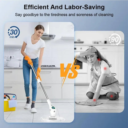 Electric Spin Scrubber – Cordless Power Brush for Deep Cleaning - The Electronics Place