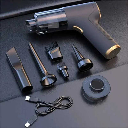 Portable Cordless Handheld Vacuum Cleaner – Mini Rechargeable - The Electronics Place