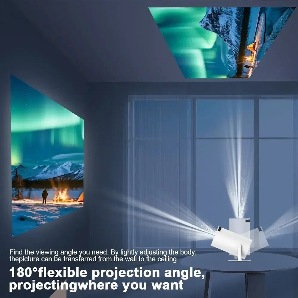 Projector HY300 4K – Portable Smart LED Mini Projector - The Electronics Place